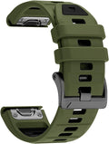 Correa de reloj Quickfit de 1.024 in para Garmin Fenix 8/9/7X/6X/5X/Epix