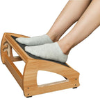 Lámpara StrongTek Reposapiés ergonómico debajo del escritorio, reposapiés de oficina de madera de 3 alturas ajustables, gran superficie antideslizante, mejora la postura y la circulación sanguínea, hasta 400