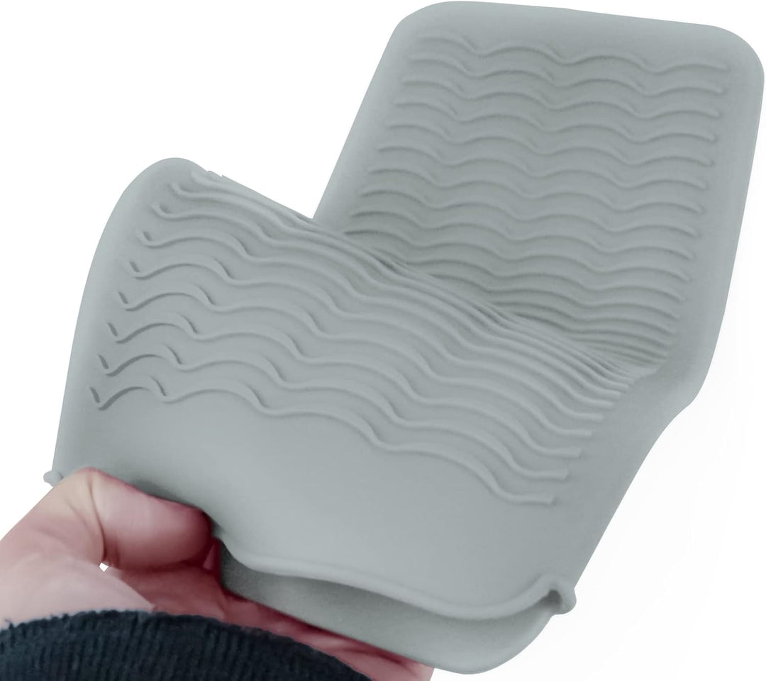 2PCS Estera Bolsa de Silicona Resistente al Calor para Alisadora de...