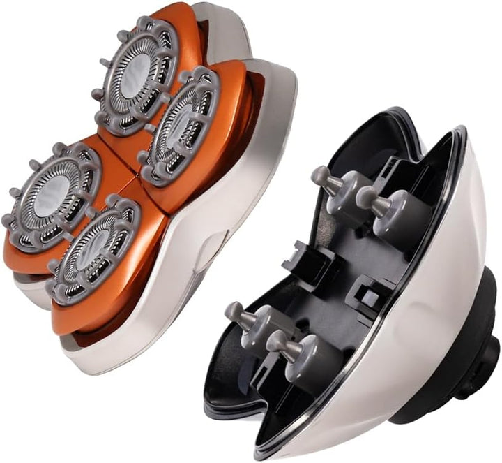 Skull shaver Cuchilla de repuesto resistente de 4 cabezales; da un...