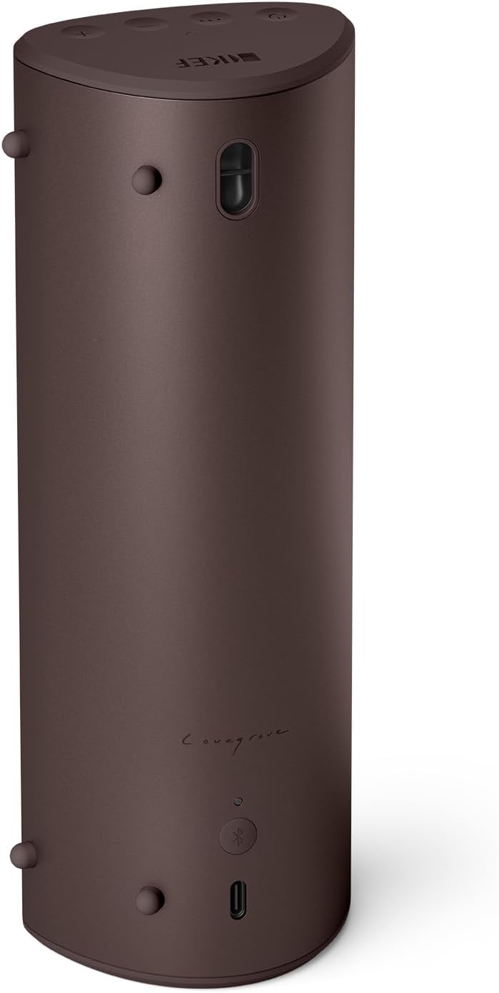 KEF Muo Altavoz portátil de alta fidelidad (café cacao)