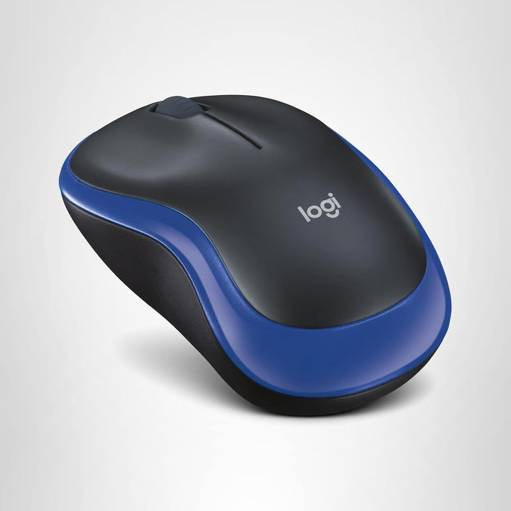 Logitech Ratón inalámbrico M185, 2.4 GHz con mini receptor USB, dur...