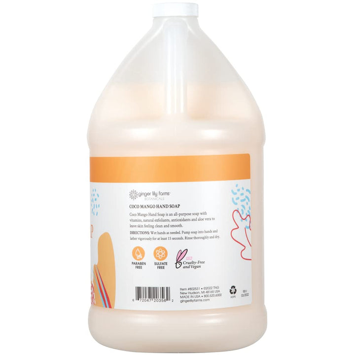 Ginger Lily Farms Botanicals - Repuesto de jabón líquido multiusos...