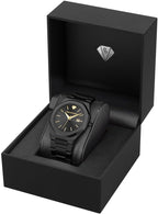 PIERRE RICHARDSON PR5428 Reloj de lujo para hombre – Movimiento de cuarzo japonés, acero inoxidable, 41mm, 5ATM resistente al agua, cristal de zafiro resistente a los arañazos – Reloj de vestir
