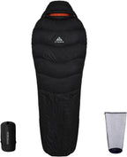 Saco de dormir de plumón con almohada para adultos y adolescentes