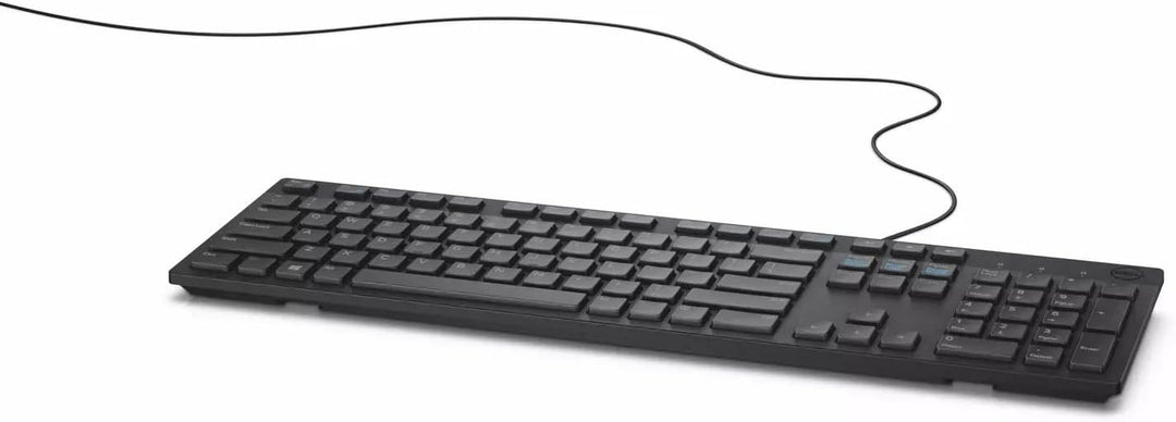 DELL - Teclado de escritorio con cable USB multimedia en
