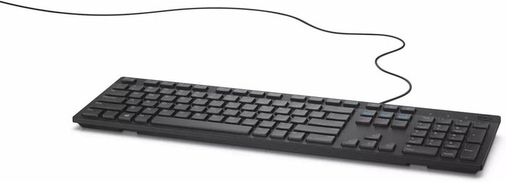 DELL - Teclado de escritorio con cable USB multimedia en