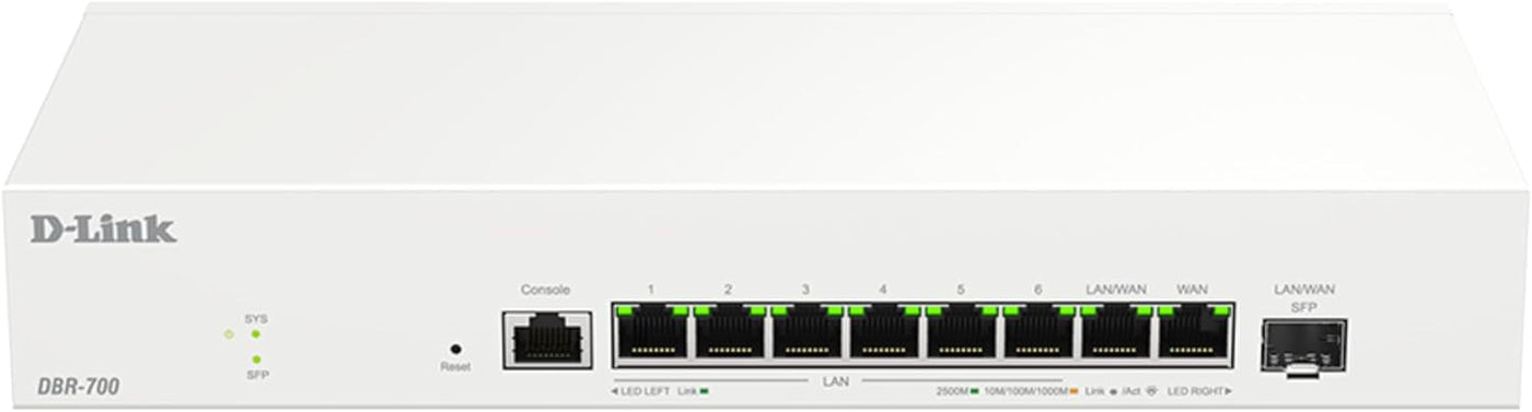 D-Link Guardian 700 Pro Multi-Gig Business Router con SFP (DBR-700)...