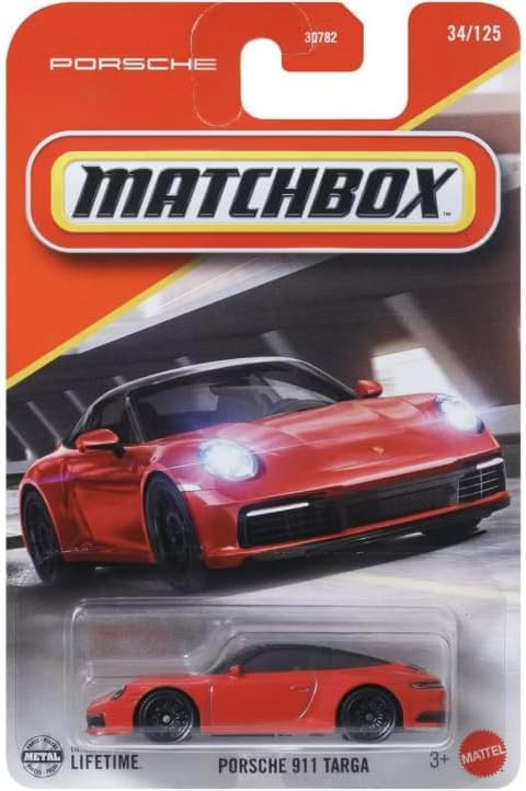 Matchbox Porsche 911 Targa 34/125 escala 164 Vehículo de