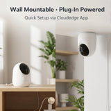 Rraycom - Cámara interior 5G y 2.4G, cámara de seguridad de 2K con...