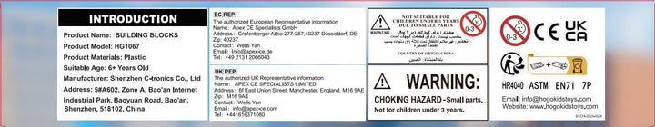 HOGOKIDS City Burger Truck House - Juguete de construcción