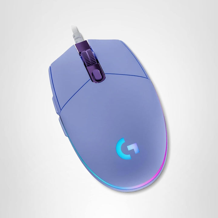 Logitech G203 - Mouse cableado para juegos, 8,000 DPI, efecto óptic...