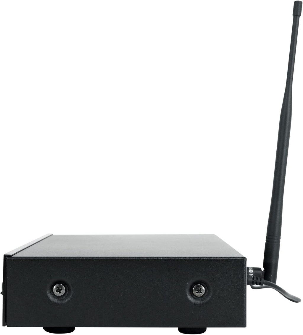 Rockville RWM61U UHF - Sistema de micrófono inalámbrico para auriculares y guitarra