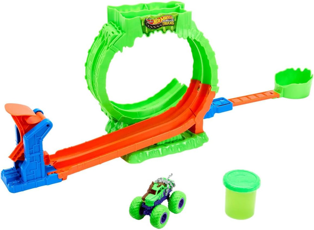Hot Wheels Monster Trucks Mutant Chaos, Chaos Loop Challenge Playset