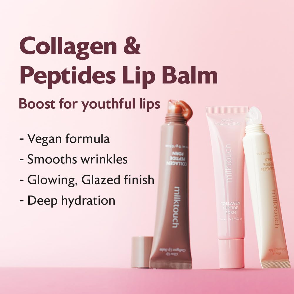 milktouch Bálsamo labial de colágeno vegano que brilla intensamente...