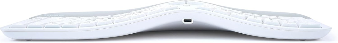 KINESIS mWave - Teclado ergonómico silencioso para Mac (blanco) | I...