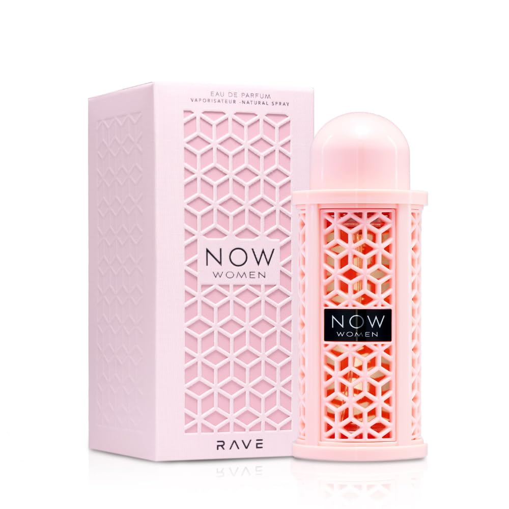 Lattafa Rave Now Eau de Parfum Spray para mujer, 3.4 onzas