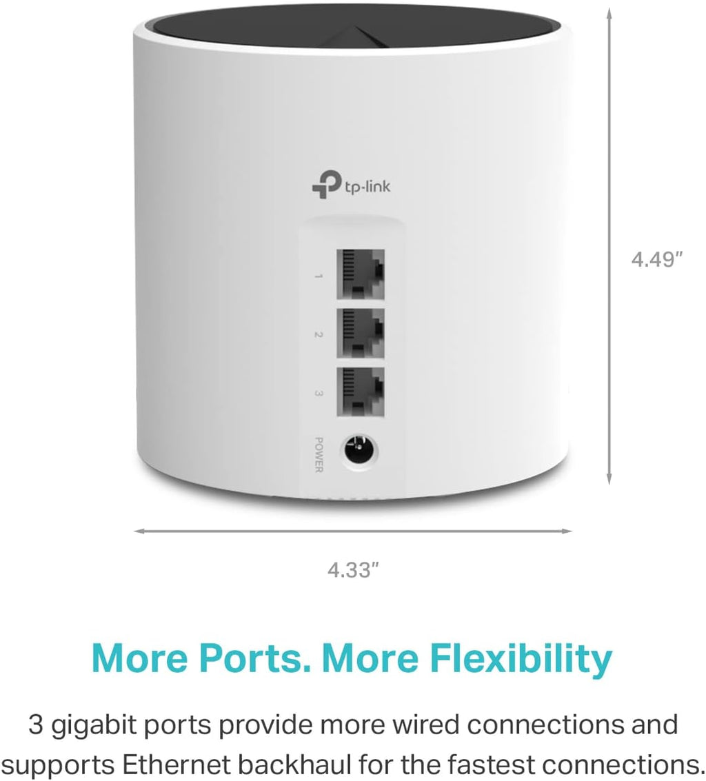 TP-Link Deco X55 AX3000 Sistema WiFi 6 Mesh, Deco X55 (paquete de 1)