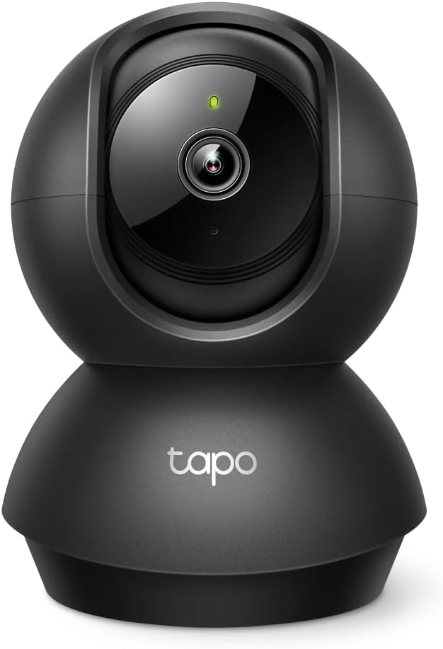 Tapo Cámara de seguridad interior 2K Pan\/Tilt para monitor de bebé...