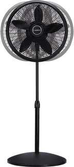 Ventilador de pedestal, ajustable, Negro, 18-pulgadas Lasko Product...