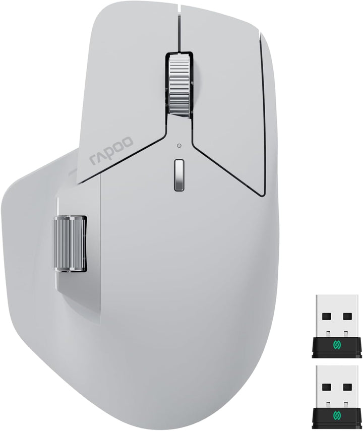 Rapoo MT760 PRO - Ratón inalámbrico, NearLink + Bluetooth 5.0 multi...