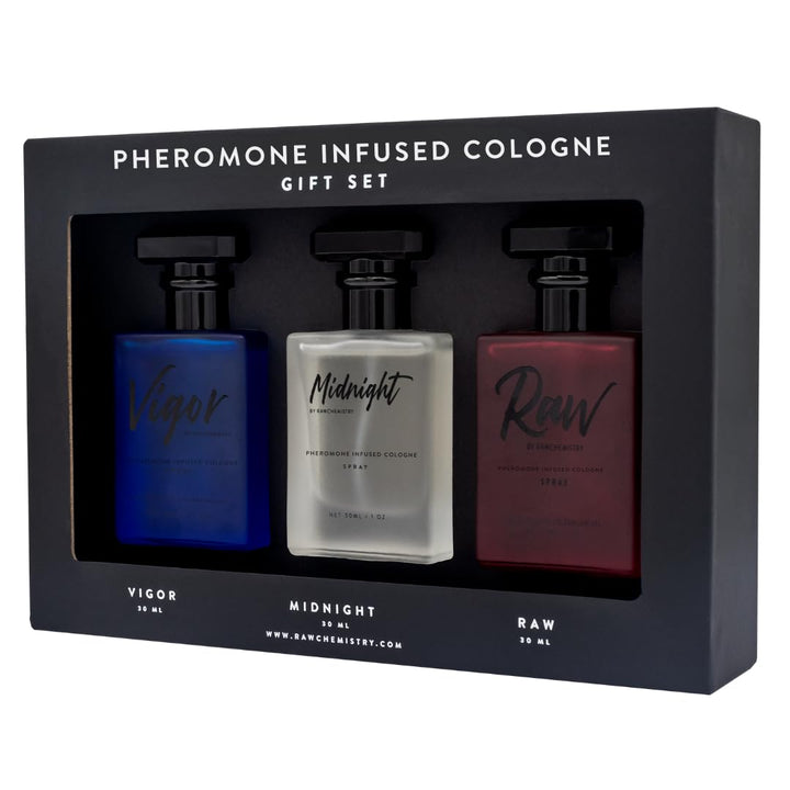 RawChemistry - Un set de regalo de colonia para hombre infundida co...