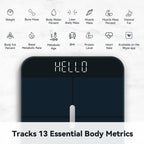 Wyze Smart Scale X - Báscula de baño digital para peso corporal y grasa