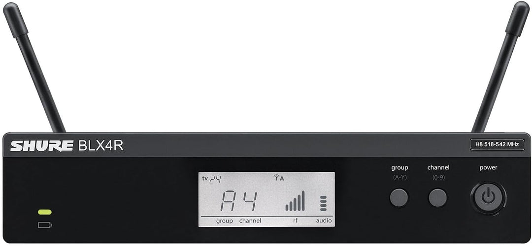 Shure BLX4 Receptor de Canal Único - para uso con Sistemas Inalámbr...