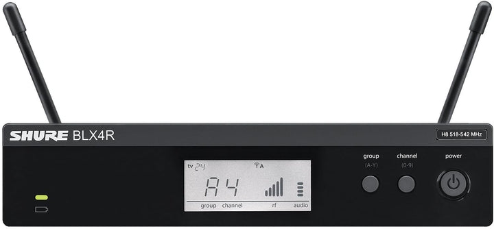 Shure BLX4 Receptor de Canal Único - para uso con Sistemas Inalámbr...