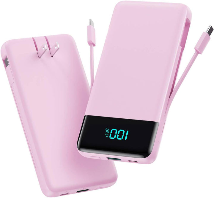 Cargador portátil para iPhone, banco de energía delgado de 13800 mA...