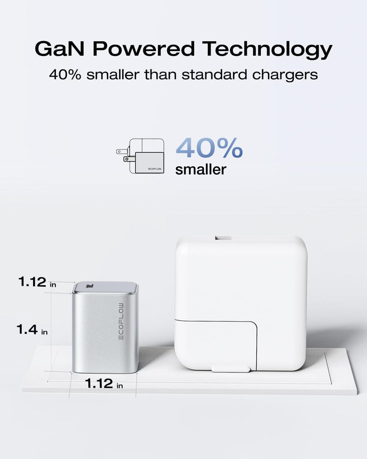 EF ECOFLOW Rapid 45W Power Bank 10000mAh Cargador portátil y 20W Ga...