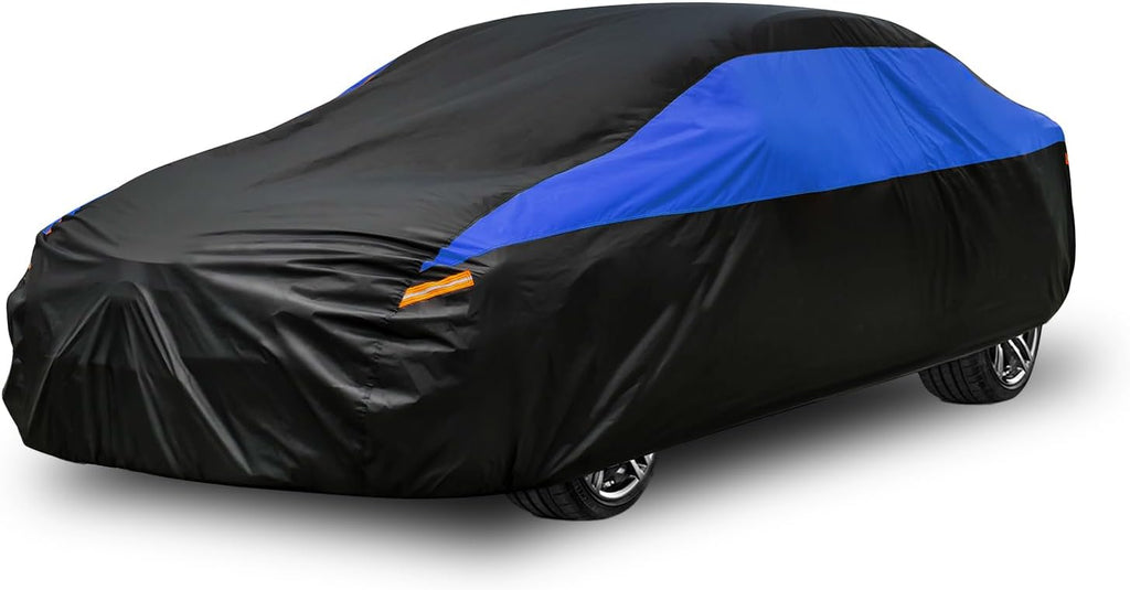 GUNHYI - Cobertor para automóvil para todo tipo de clima, impermeable, ajuste universal, para modelos sedán