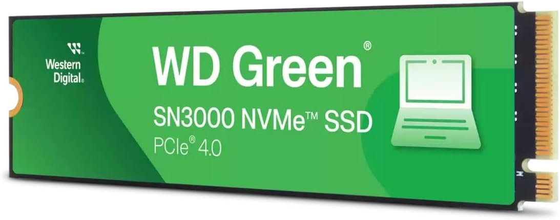 Western Digital SSD interno NVMe WD Green SN3000 de 1TB - Unidad de...
