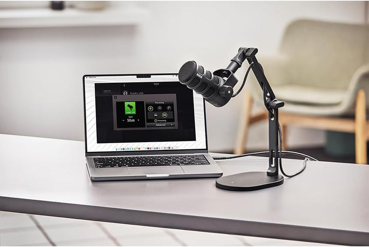 RØDE PodMic USB - Micrófono dinámico versátil de broadcast con cone...