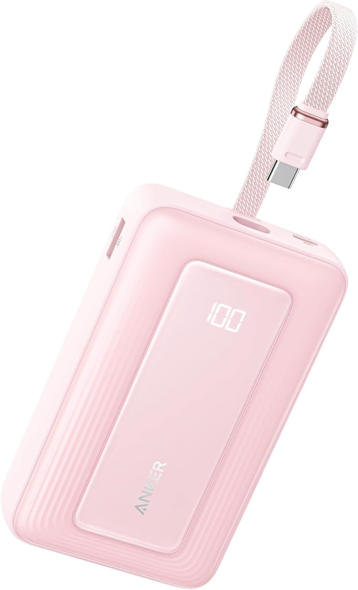 Anker Zolo Power Bank, cargador portátil rápido de 20,000 mAh 45 W...