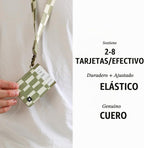 Thread Wallets Cartera de cuero minimalista ultradelgada para tarjetas (Scout)