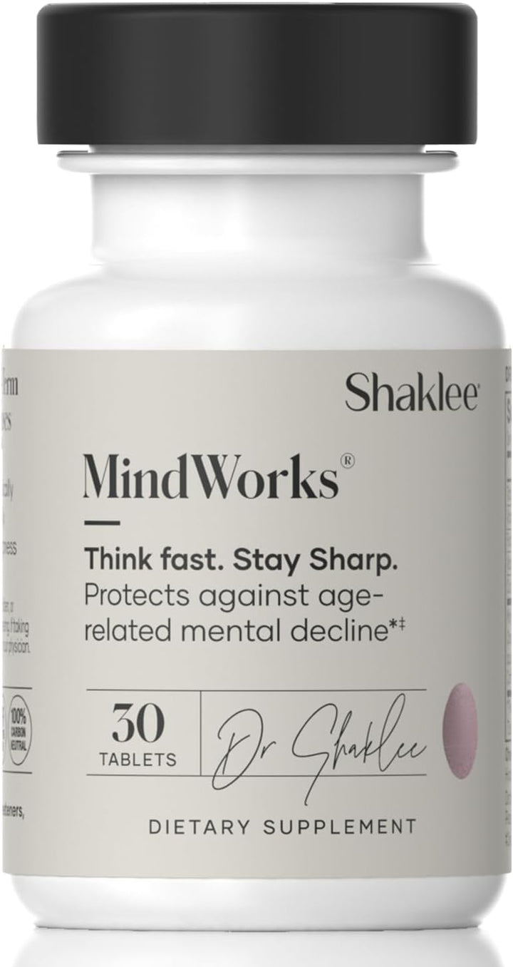 Shaklee MindWorks - Suplemento de salud cerebral para la nitidez y...