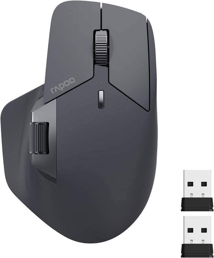 Ratón Inalámbrico Multidispositivo Rapoo MT760, Conexión Multimodo...