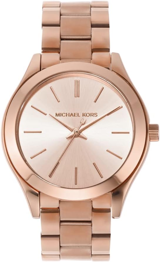 Michael Kors Slim Runway - Reloj de pulsera de acero inoxidable para mujer
