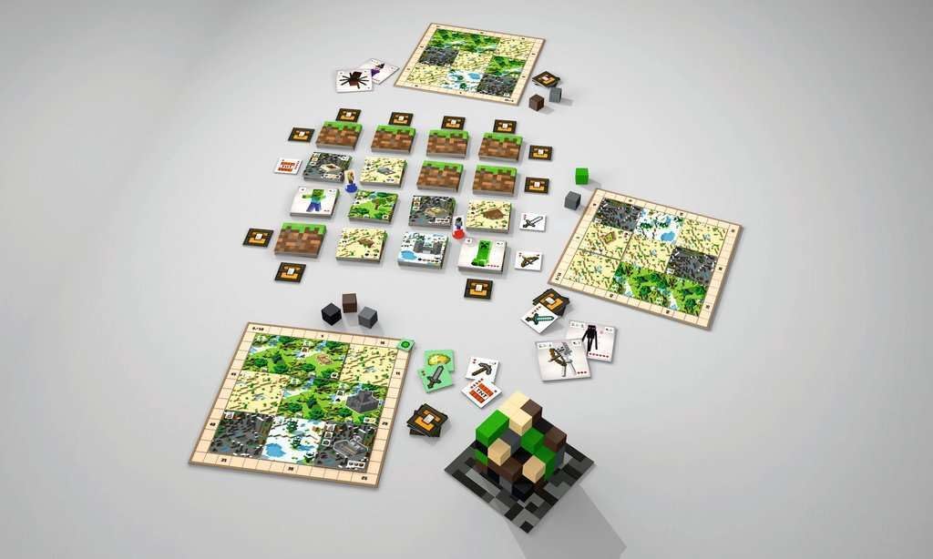 Ravensburger Minecraft: Builders & Biomes - Juego de mesa de estrategia atractivo | Ideal para 2 a 4 jugadores | Perfecto para edades de 10 años en adelante | Auténtica experiencia de Minecraft | Gran