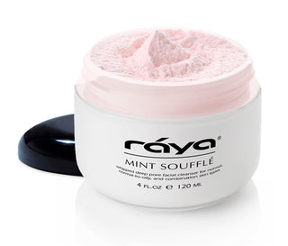 Raya Mint Soufflé Limpiador Facial 4 oz (102) | Lavado facial equil...