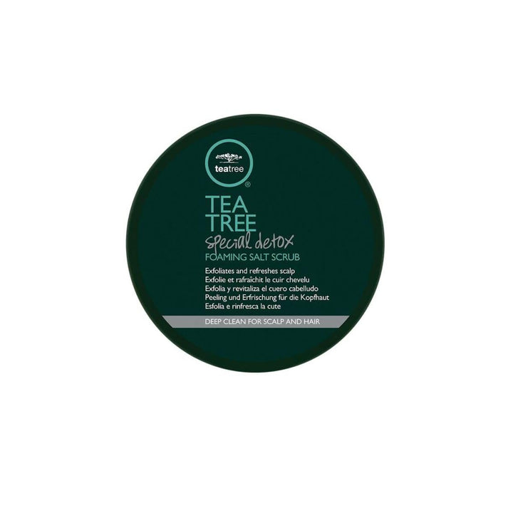 Tea Tree Exfoliante especial de sal espumosa de desintoxicación, ex...
