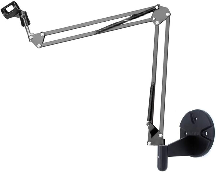 Soporte de pared para micrófono, clip de soporte de micrófono de su...