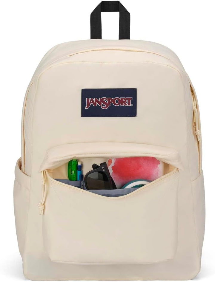 JanSport Mochila Superbreak Plus, Coconut, Tamaño único, Mochila Su...