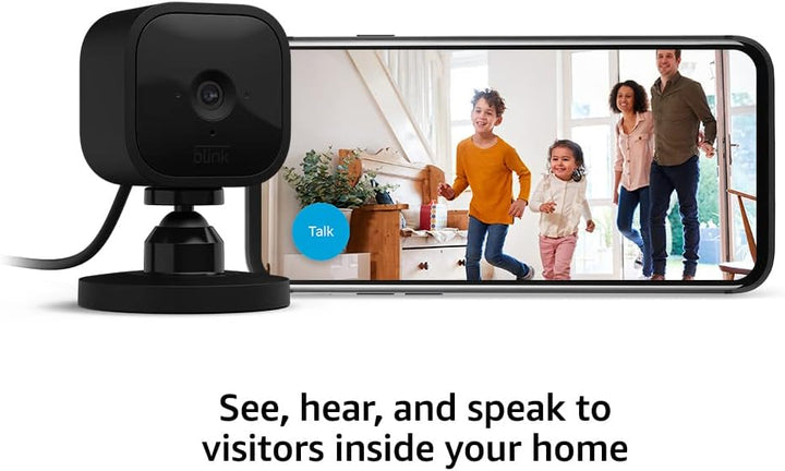 Blink Mini - Cámara de seguridad inteligente compacta, conectable,...
