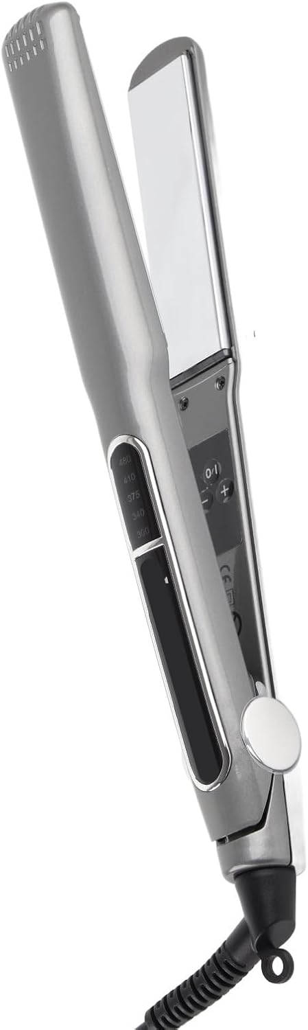 ANGGREK Plancha para el cabello, ajuste multiengranaje de 480 °F de...