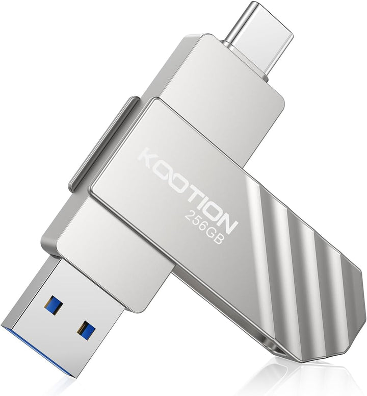 KOOTION Unidad flash USB 3.2 de 256 GB, velocidad de lectura de has...