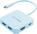 ACASIS USB C Hub 10Gbps, USB C a 4K 60Hz Adaptador HDMI para Laptop/MacBook