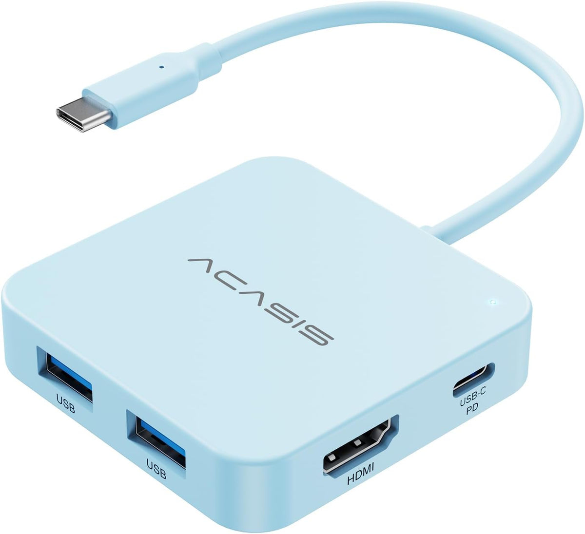 ACASIS USB C Hub 10Gbps, USB C a 4K 60Hz Adaptador HDMI para Laptop/MacBook