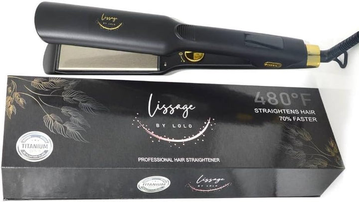 LISSAGE by LoLo Plancha de pelo profesional de 1.5 pulgadas, planch...